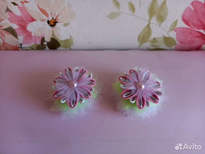 Резиночки, заколочки Ручная работа