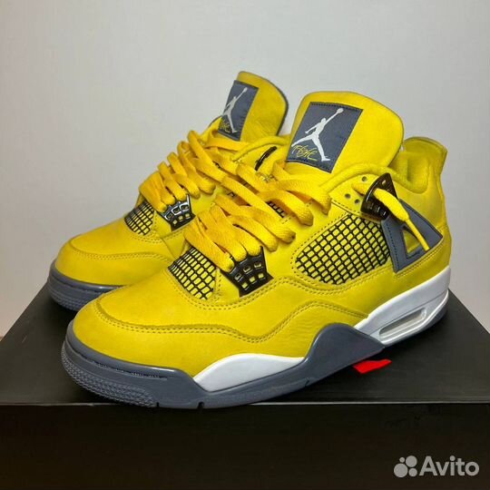 Nike Air Jordan 4 yellow Thunder