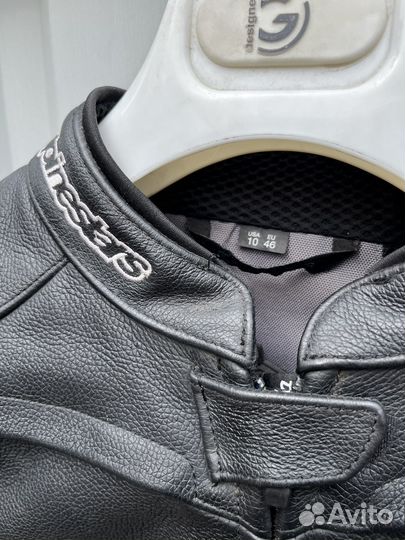 Кожаная мотокуртка Alpinestars