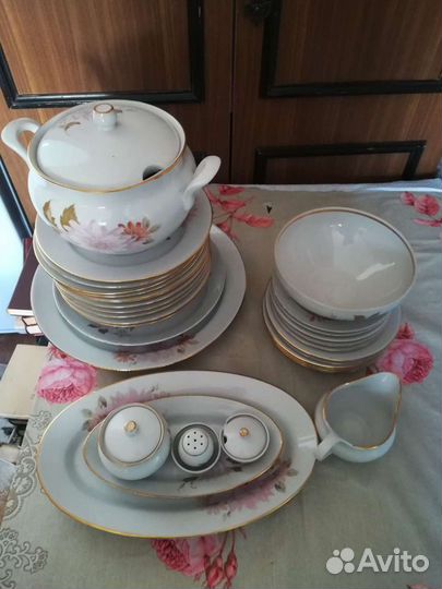 Сервиз столовый богдановичский фарфоровый завод