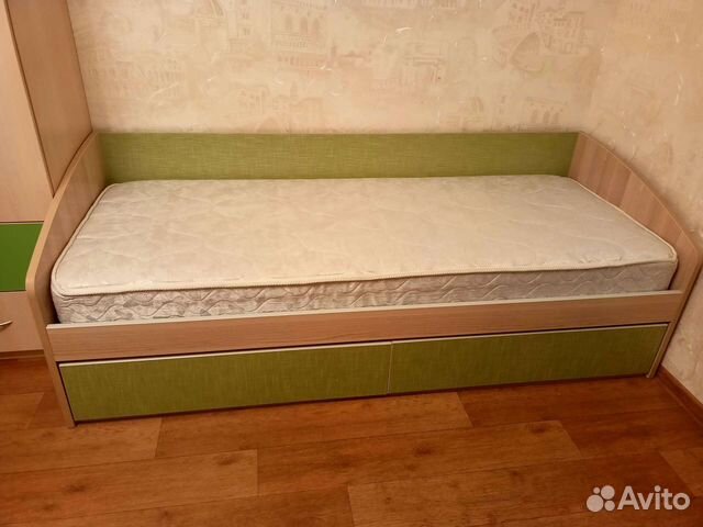 Детская кровать от 5 лет бу с матрасом