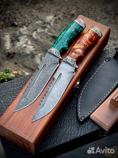 Ножи егер дамаск