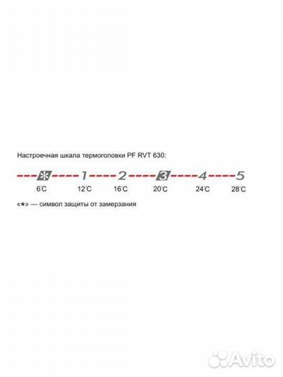 Термоголовка profactor rvt630