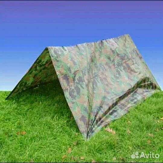 Тент камуфляжный с люверсами