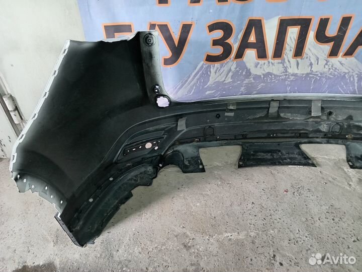 Mazda cx-9 2 бампер задний с хромом 2016-2022г