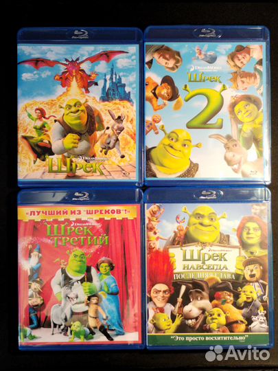 Шрек на Bluray. Коллекция