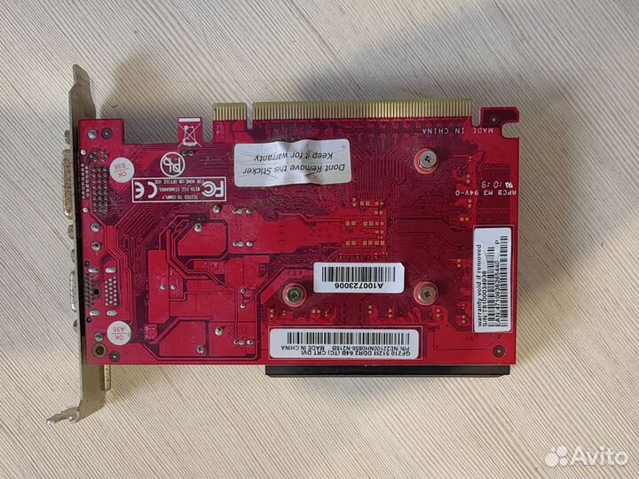 Видеокарта GF210 512 Mb/DDR-2/64 Bit