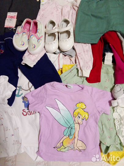 22 вещи пакетом для девочки 80-86