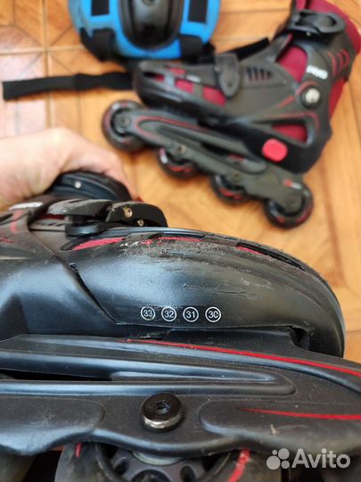 Роликовые коньки детские раздвижные