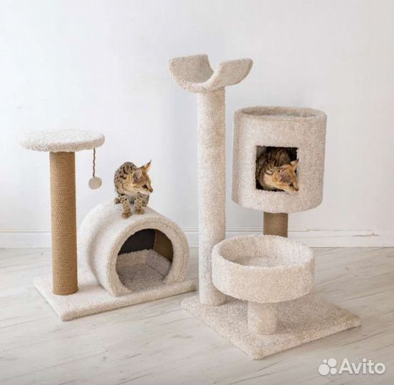 Когтеточка лежанка домик для кошки