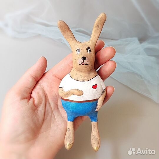 Елочная игрушка Кролик