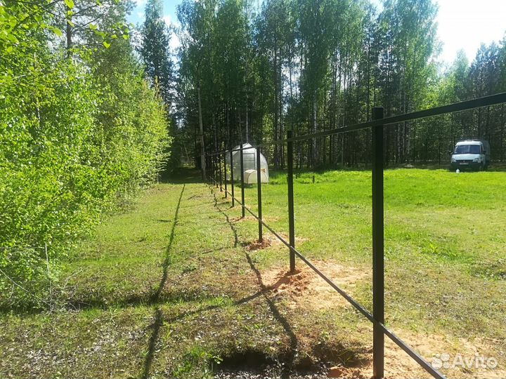 Винтовые сваи для забора