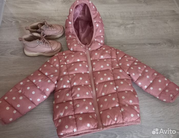 Куртка для девочки 92, обувь zara 24
