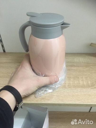 Термос чайник походный 900мл