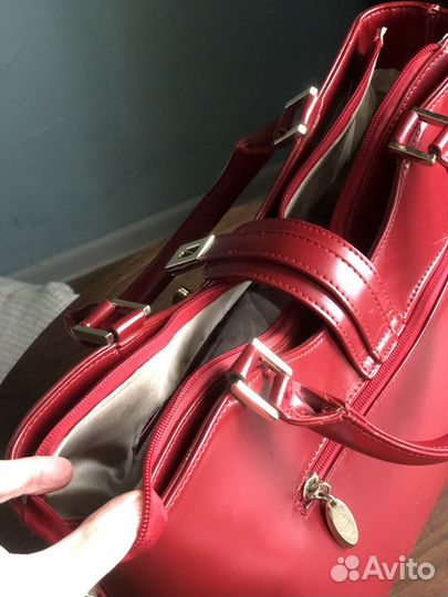 Сумка красная Vera Victoria Vito, эко кожа