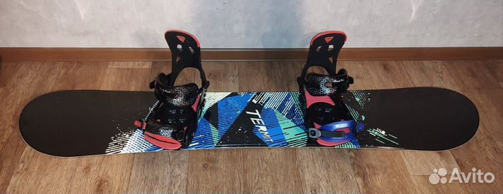 Сноуборд Termit 150 с креплением Black Fire