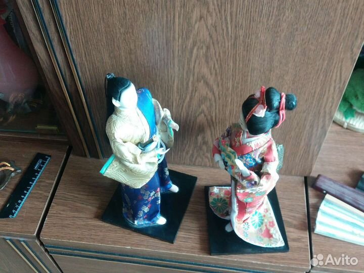 Коллекцинные куклы гейша и samurai