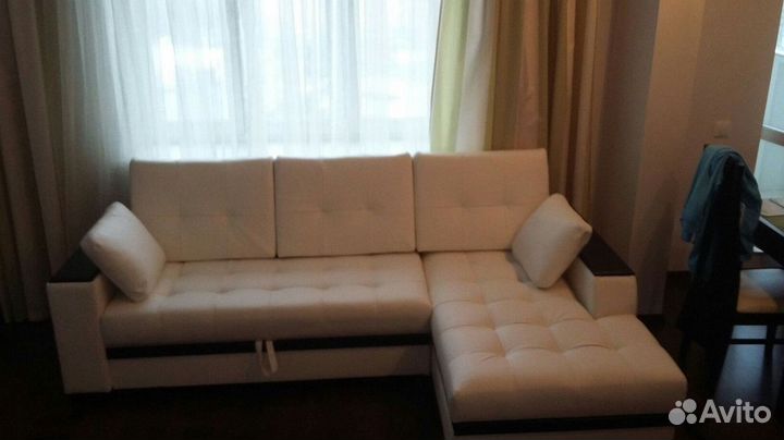 Перетяжка и замена обивки диванов из рогожки