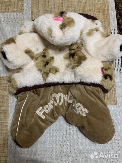 Зимний комбинезон для маленькой собаки