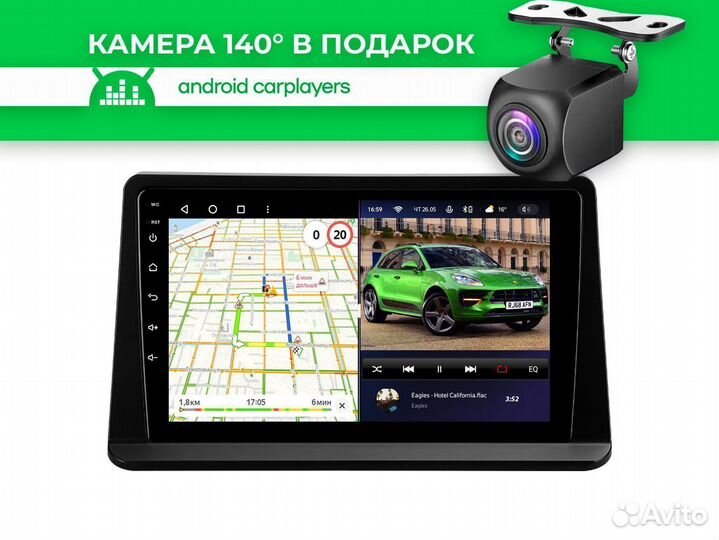 Магнитола android 2.32 Pajero 2 91-99 в.установка