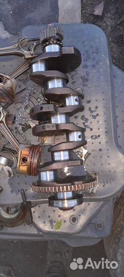 Коленвал с поршнями двигатель акл 1.6 шкода тур