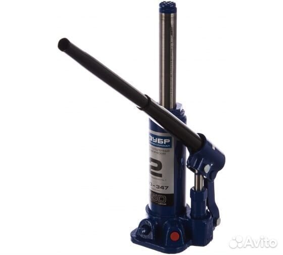 Зубр 2т, 180-347мм домкрат бутылочный гидравлич