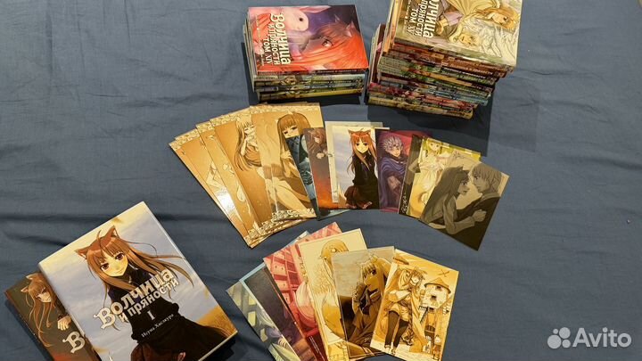 Волчица и пряности манга, ранобе