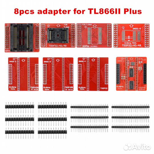 Программатор TL866II+ адаптеры nand/nor/flash