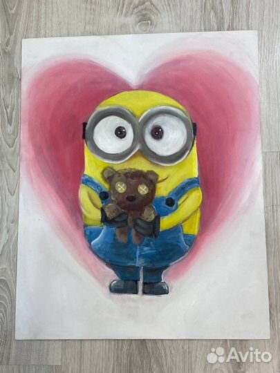 Миньон картина маслом 50 на 60