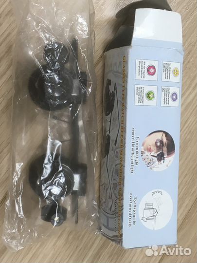 Очки лупа с подсветкой. Бинокулярные линзы (20-х)