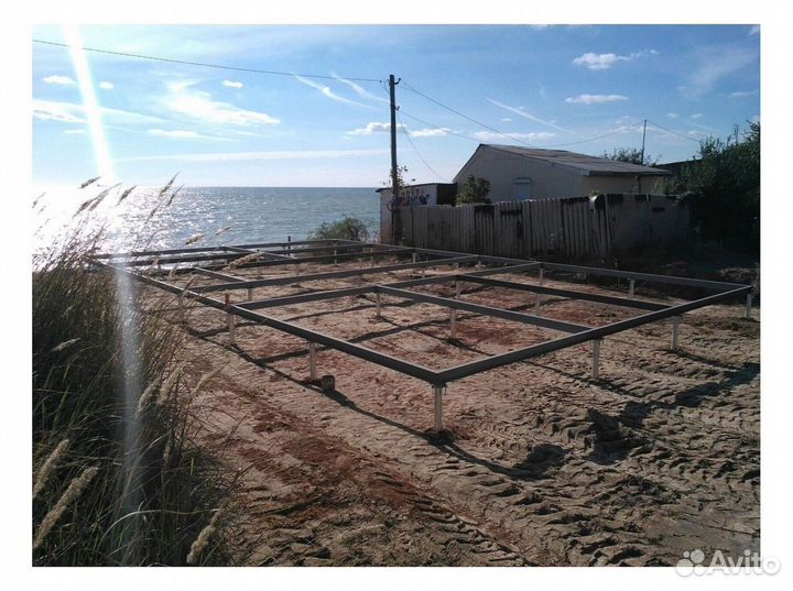 Винтовые сваи / монтаж