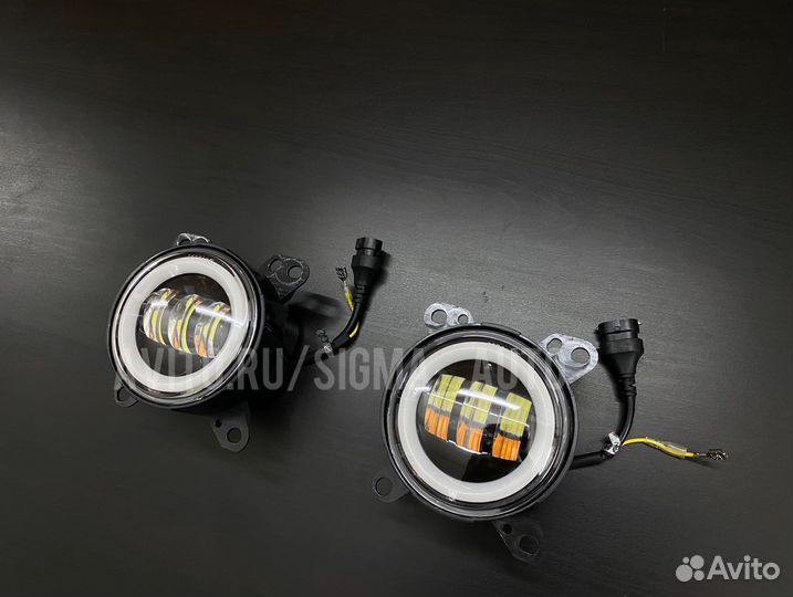 Диодные туманки даф LED птф DAF XF 105