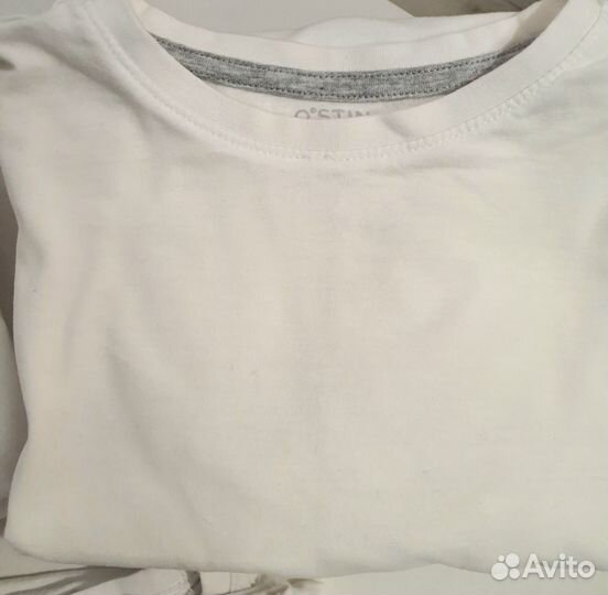 Футболки белые от 128 до 152 см. Пакетом