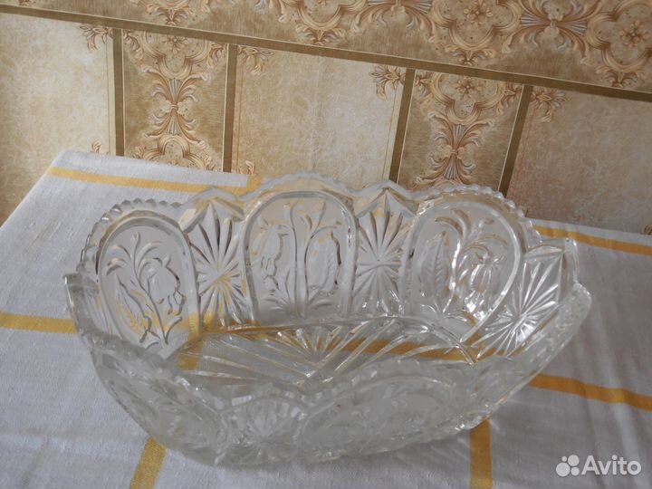 Винтажный хрусталь для сервировки. СССР