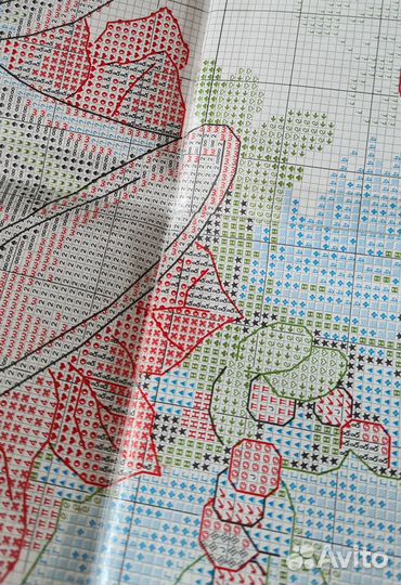 Dimensions остатки от набора для вышивания