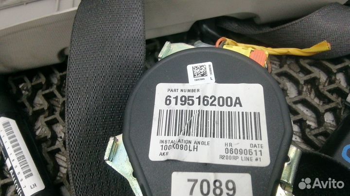 Ремень безопасности Chevrolet Cruze 2012