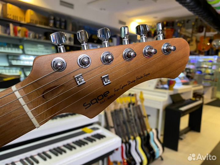 Sqoe SD130 SB электрогитара форма Telecaster