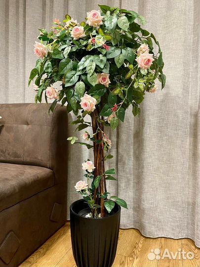 Искусственное дерево в кафе офис домой