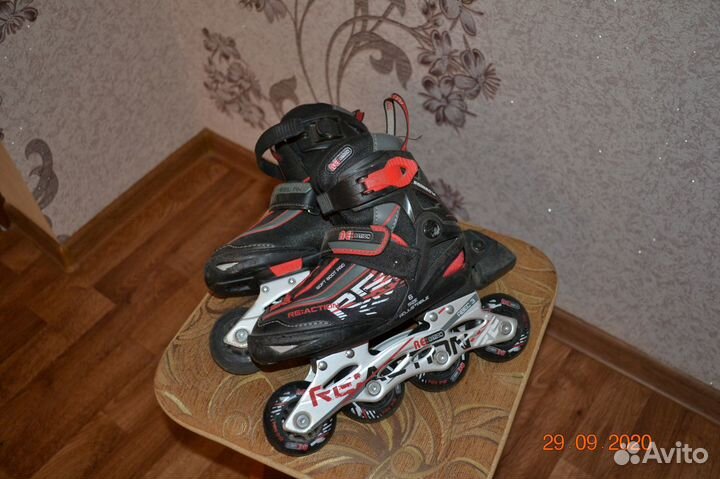 Коньки роликовые раздвижные