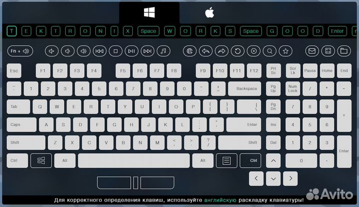 Клавиатура от Siemens Simatic PG740