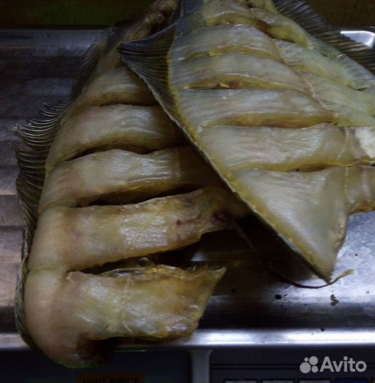 Камбала вяленая