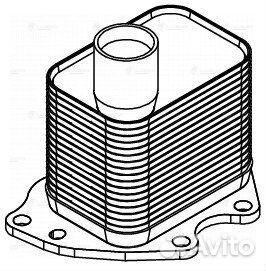 Luzar LOC2103 Радиатор масл. для ам Opel Astra J 1