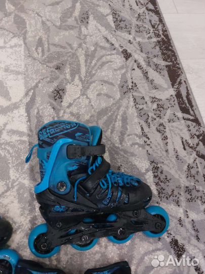 Роликовые коньки детские раздвижные