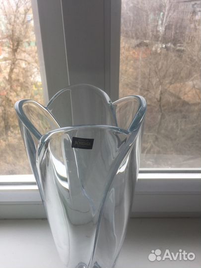 «crystalite bohemia ваза для цветов 35см»