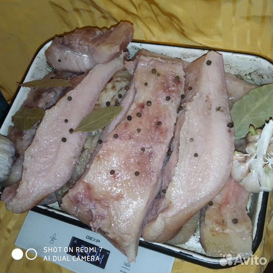 Сало домашнего засола,цена 1 кг