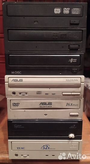 Приводы CD/CD-RW/DVD(Ram,Dl,Rw) IDE/SATA