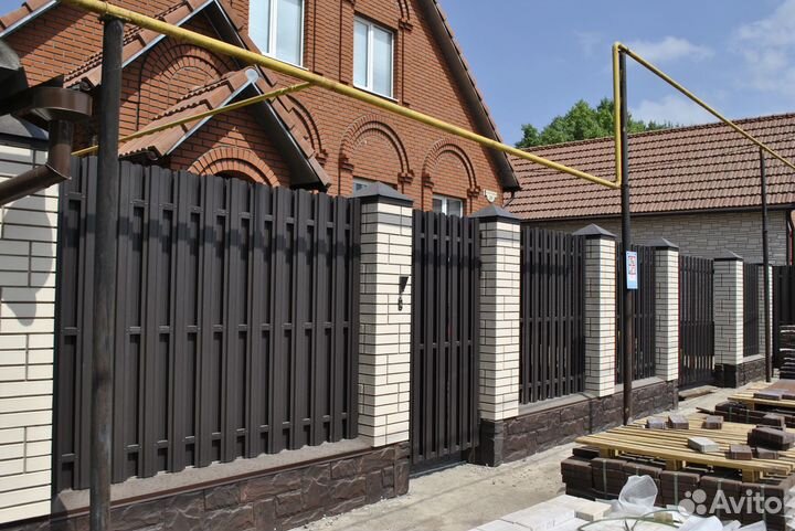 Заборы различного типа