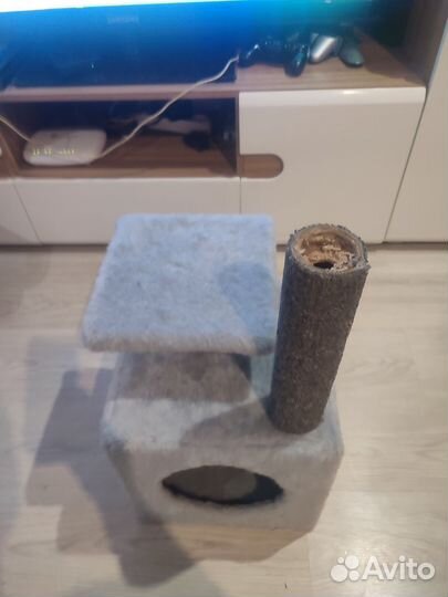 Когтеточка домик для кошки бу