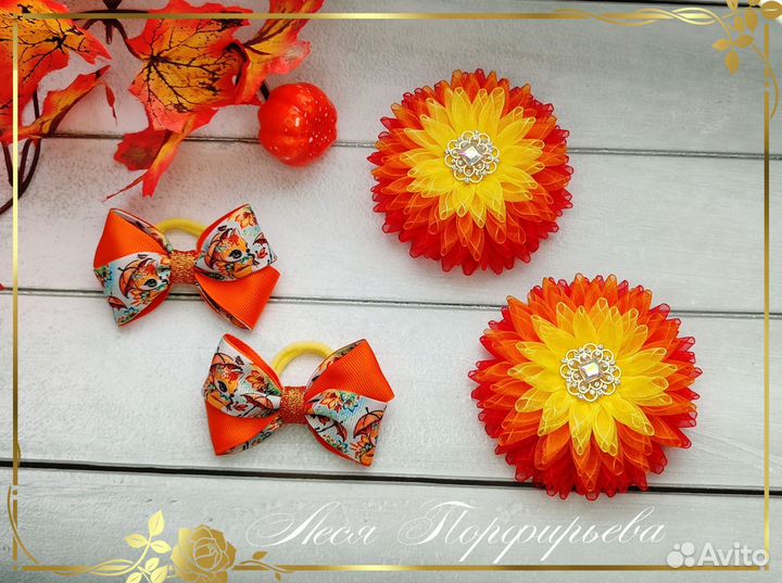 Заколка для волос ручная работа