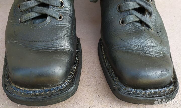 Лыжные ботинки. Натуральная кожа. 27 размер. СССР